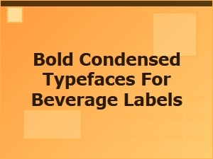 Stout Typefaces for Bold Beverage Branding